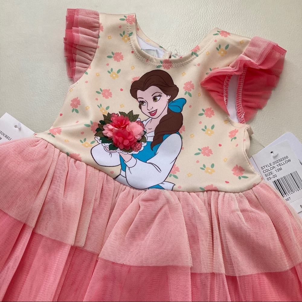 Pippa and Julie Disney Belle Tutu Dress 2196 - Picture 5 of 7